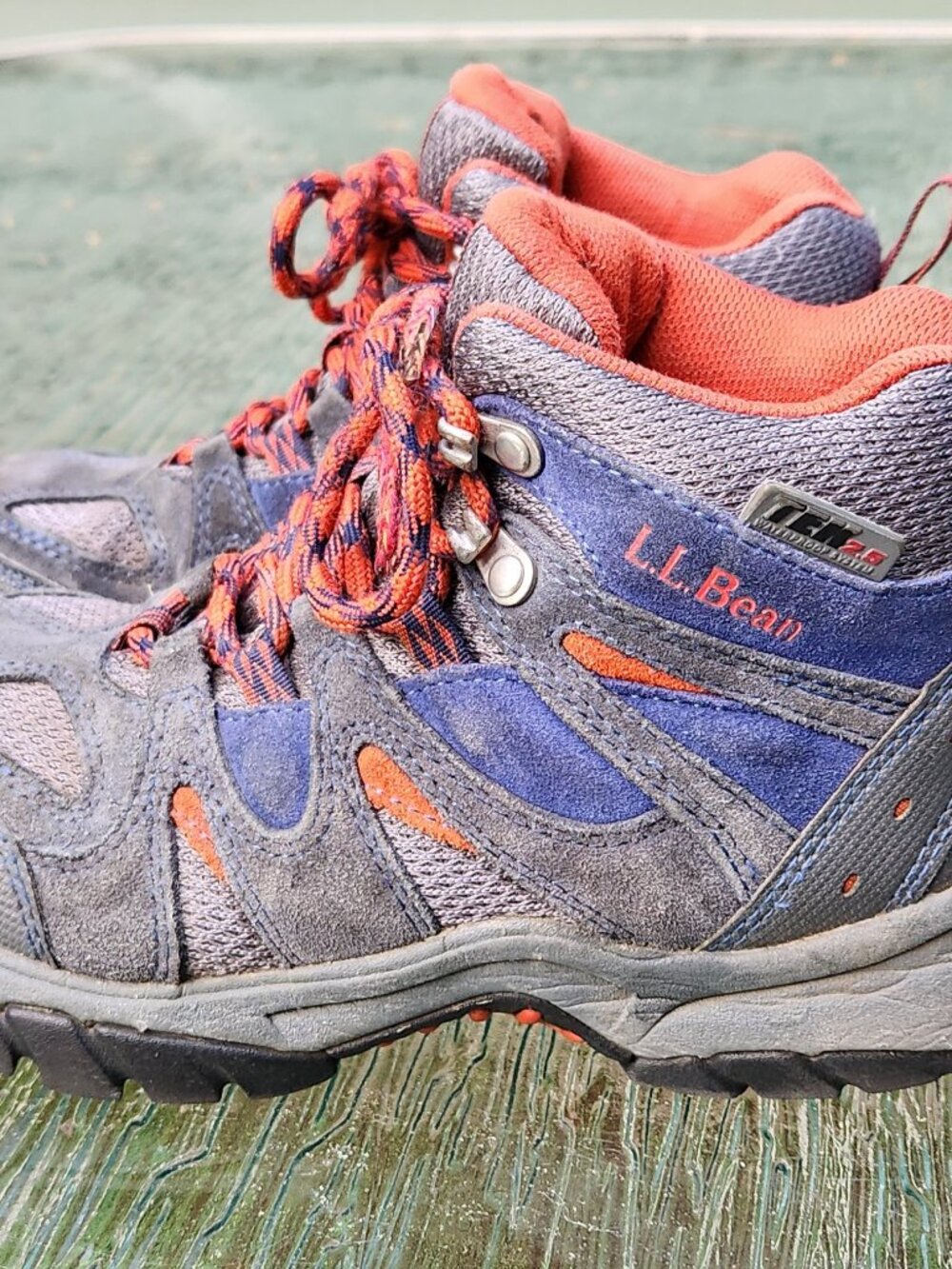 Youth Size 4 L.L. Bean Waterproof Hiking Boots